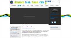 Desktop Screenshot of bracknelltennis.com